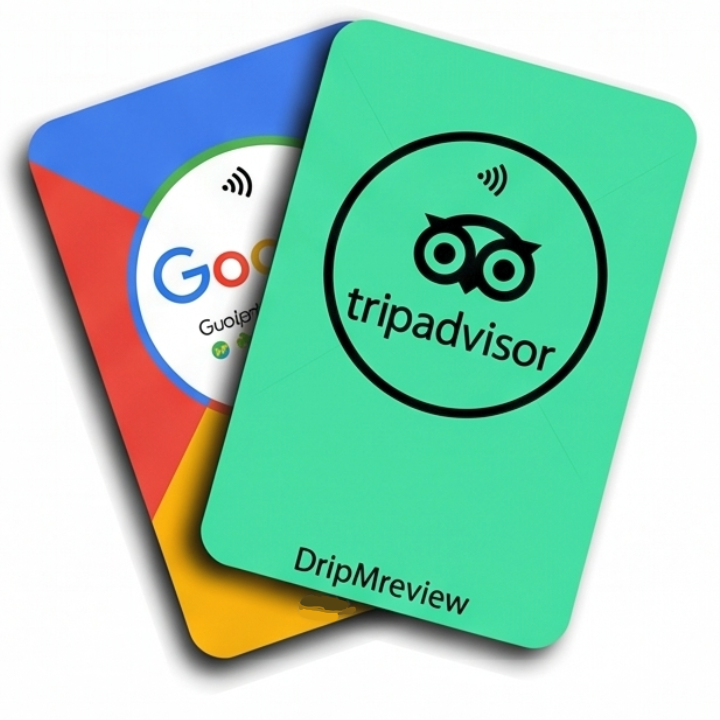 5 card TripAdvisor 5 card Google - DripMreview